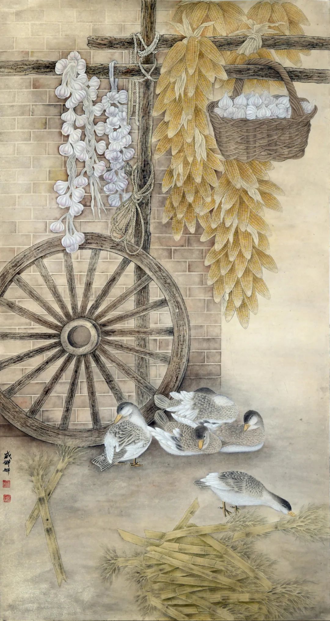 “巾帼心向党•喜迎二十大”首届安徽省巾帼美术书法作品展（滁州站）开展(图14)