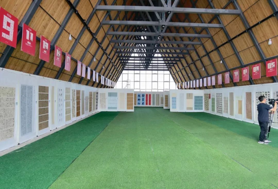 首届长三角“美丽乡村”书法大赛作品展在长丰马郢开幕(图6)