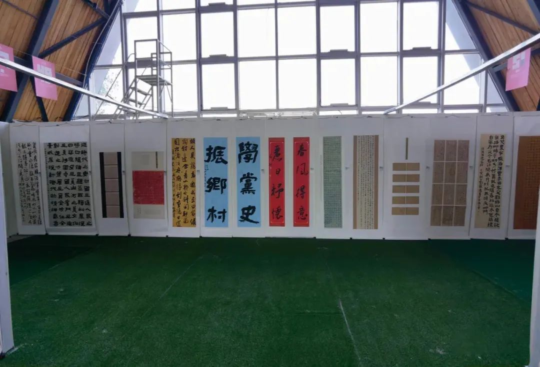 首届长三角“美丽乡村”书法大赛作品展在长丰马郢开幕(图7)