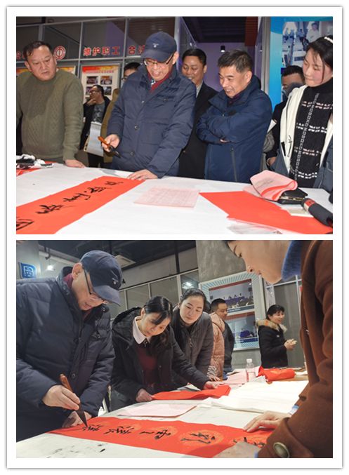 省书协赴合肥市新站区开展文艺志愿服务活动(图2)