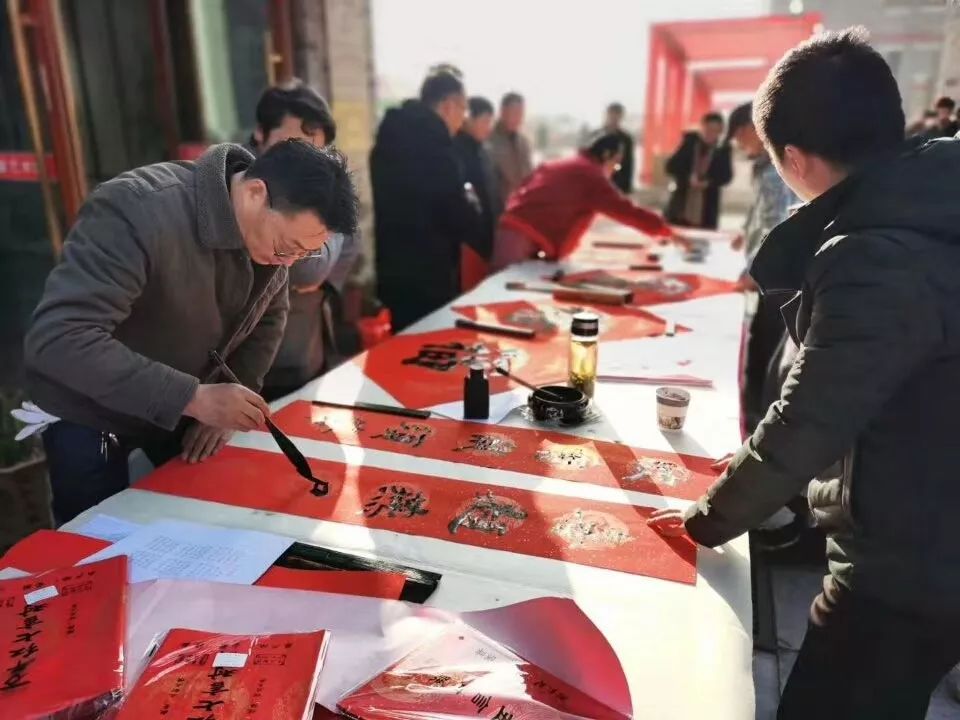 全省书法界深入开展2020“我们的中国梦”——文化进万家、暨“同心同书·祖国新春好”送万福进万家活动(图28)