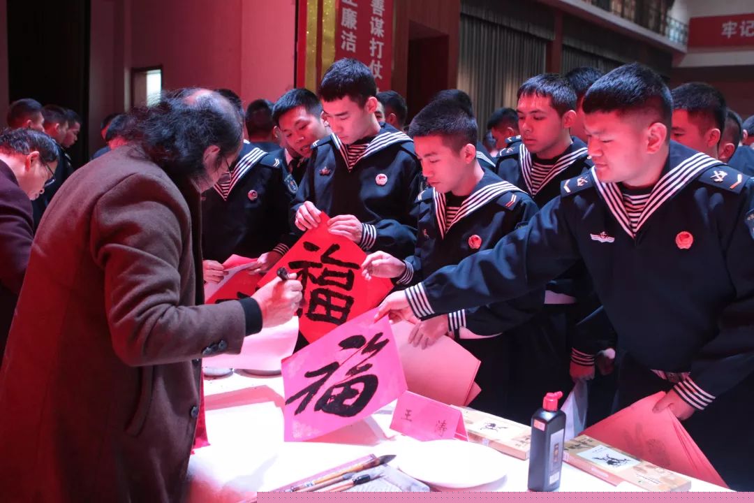 2020年“我们的中国梦”—文化进万家暨送“文化年货”系列活动｜省文联文艺志愿服务书画小分队走进军营(图8)