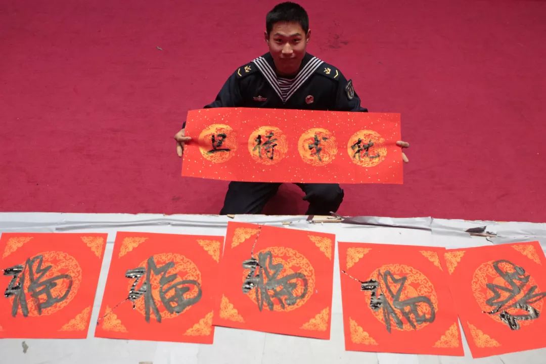 2020年“我们的中国梦”—文化进万家暨送“文化年货”系列活动｜省文联文艺志愿服务书画小分队走进军营(图13)