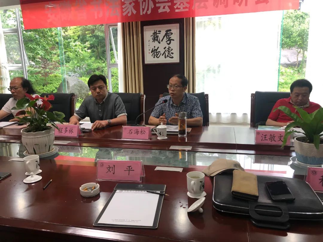 省书协赴青阳县、安庆市开展工作调研(图5)