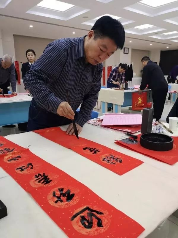 全省书法界深入开展2020年“我们的中国梦”——文化进万家暨“同心同书·祖国新春好”送万福进万家活动（二）(图60)