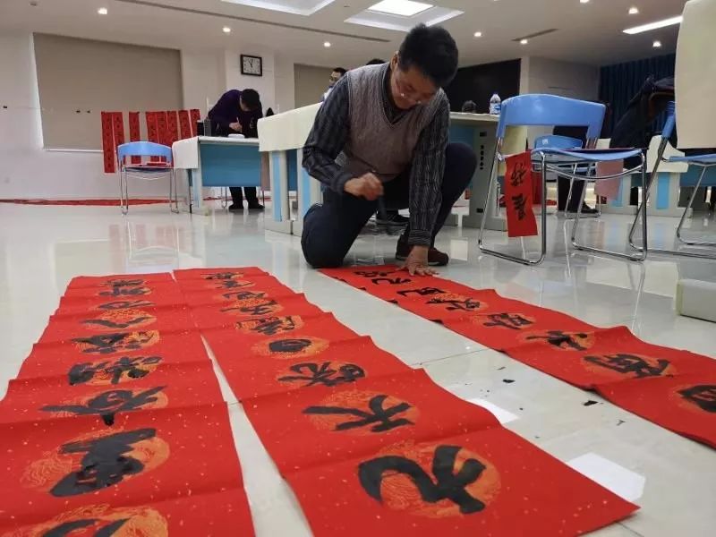 全省书法界深入开展2020年“我们的中国梦”——文化进万家暨“同心同书·祖国新春好”送万福进万家活动（二）(图61)