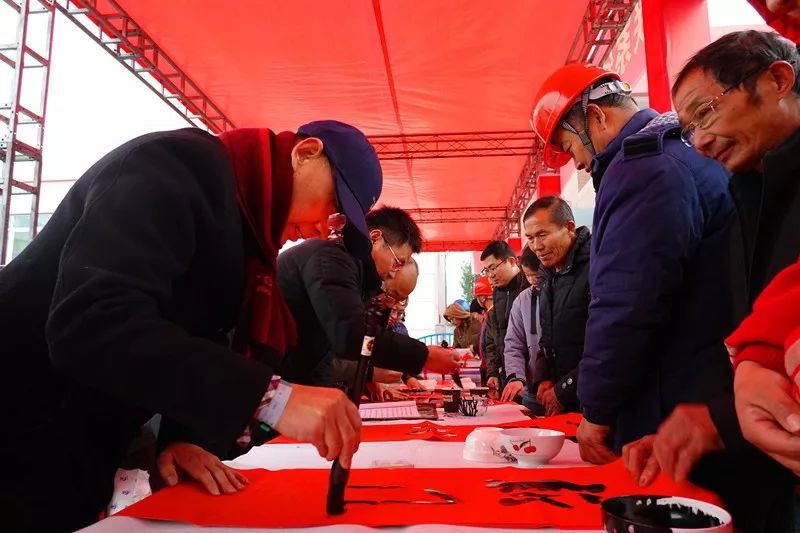 安徽省书法家协会积极开展2020年“我们的中国梦”——文化进万家、暨“同心同书·祖国新春好”送万福进万家活动(图4)