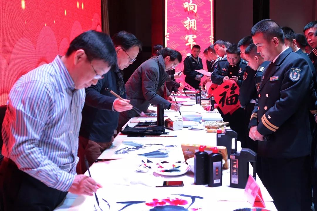 2020年“我们的中国梦”—文化进万家暨送“文化年货”系列活动|省文联文艺志愿服务书画小分队走进军营(图10) 2020年“我们的中国梦”—文化进万家暨送“文化年货”系列活动|省文联文艺志愿服务书画小分队走进军营(图10)