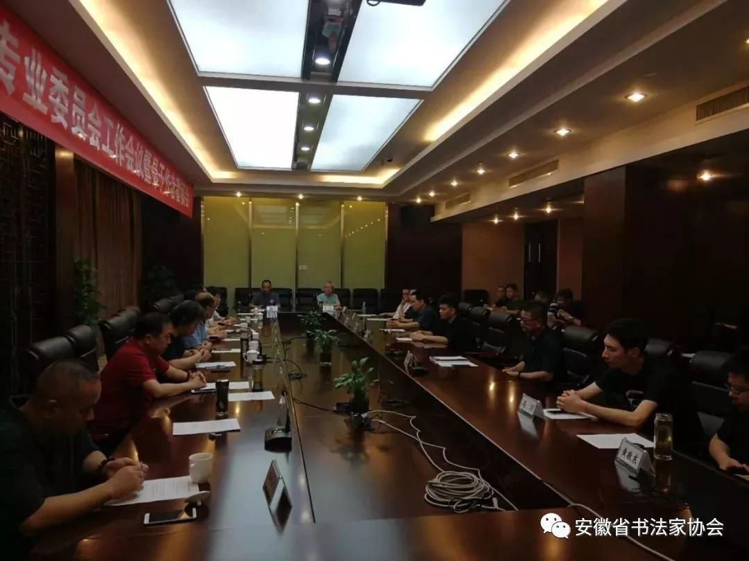省书协篆刻艺术专业委员会工作会议暨骨干作者看稿会在肥召开(图2)