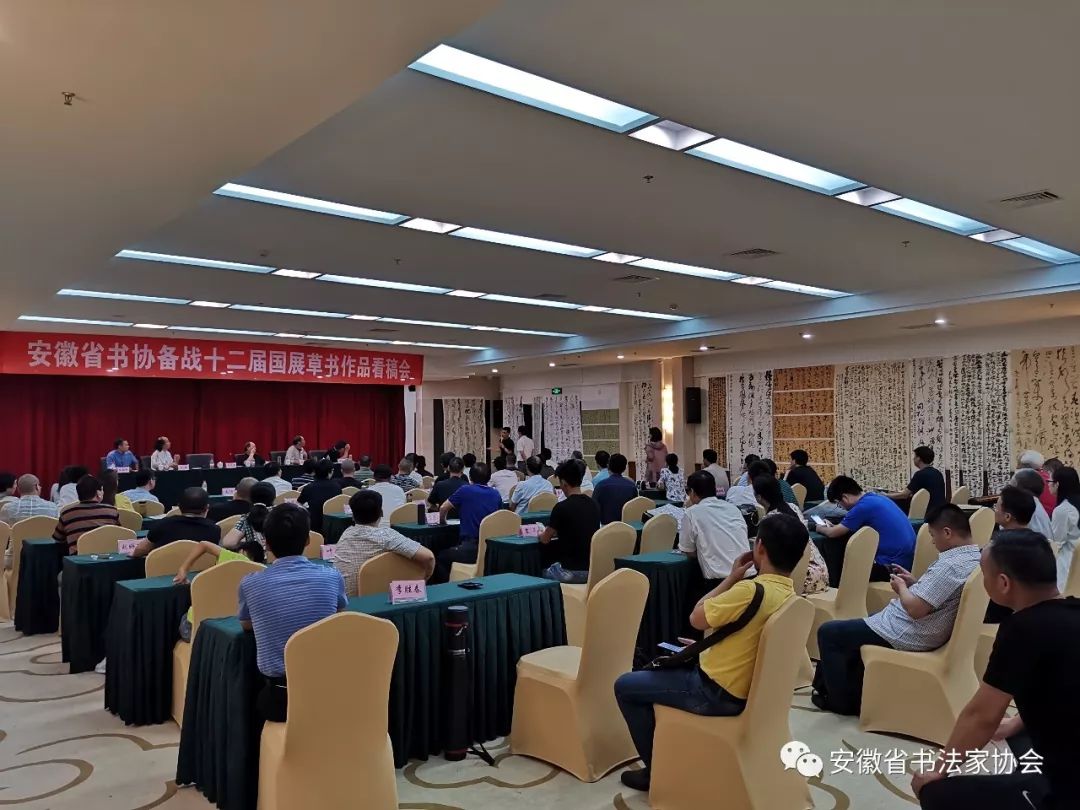 省书协草书专业委员会工作会议暨十二届国展看稿会在合肥召开(图11)