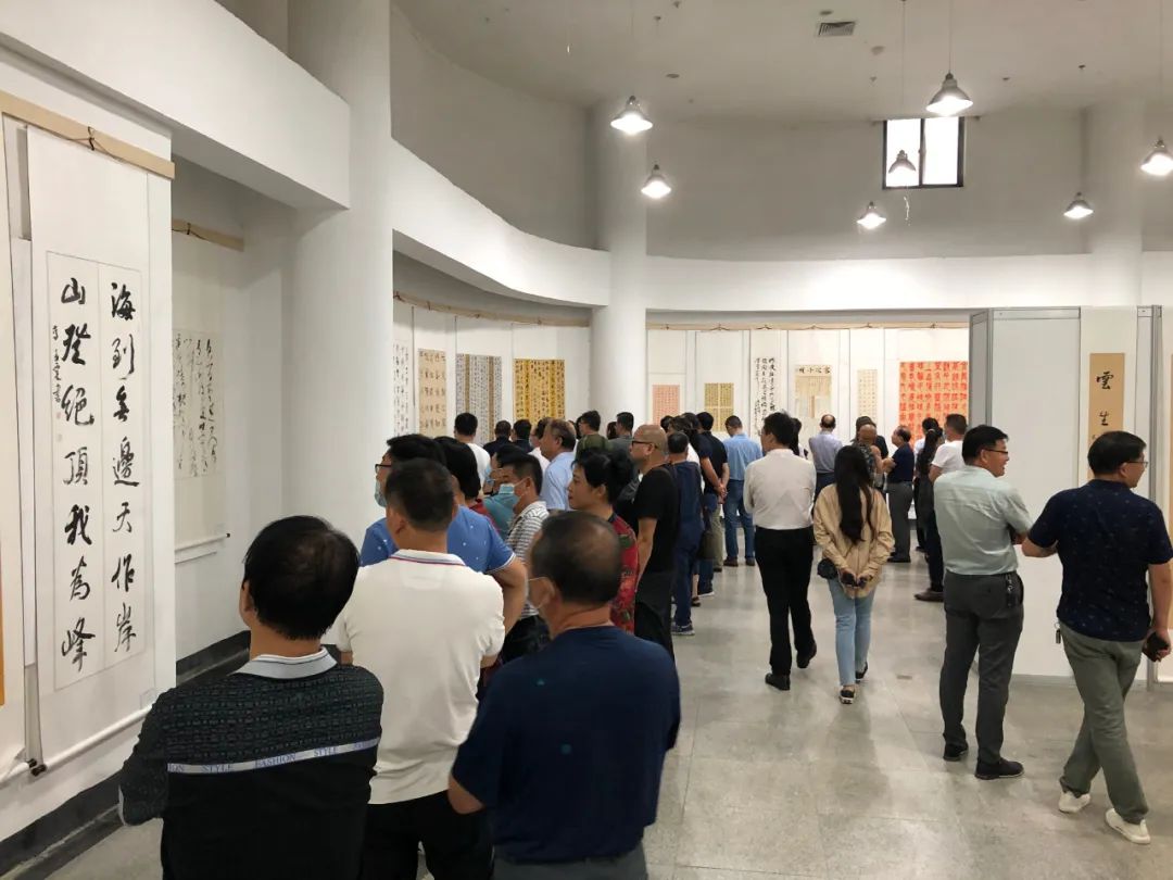 淮南市优秀获奖书家作品展在淮南市博物馆开幕(图7)