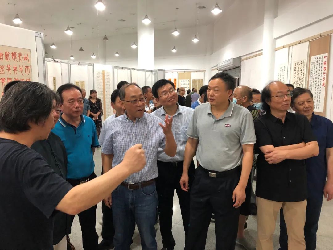 淮南市优秀获奖书家作品展在淮南市博物馆开幕(图10)