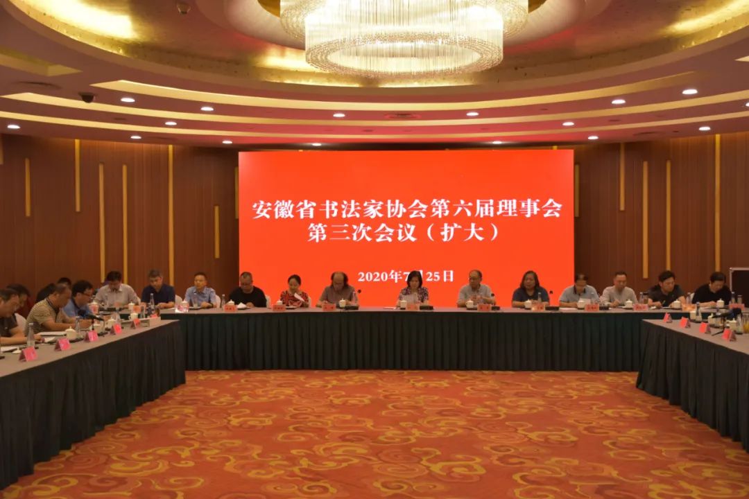 深入学习贯彻安徽省文联第七次文代会精神 | 省书协六届三次理事会（扩大）会议在合肥召开(图12)