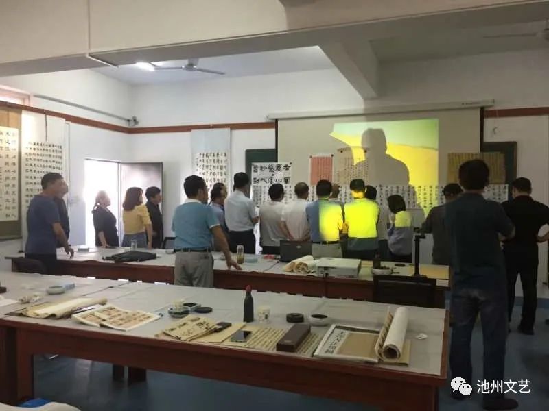 池州市书协行草书培训在池口小学开班(图7) 池州市书协行草书培训在池口小学开班(图7)