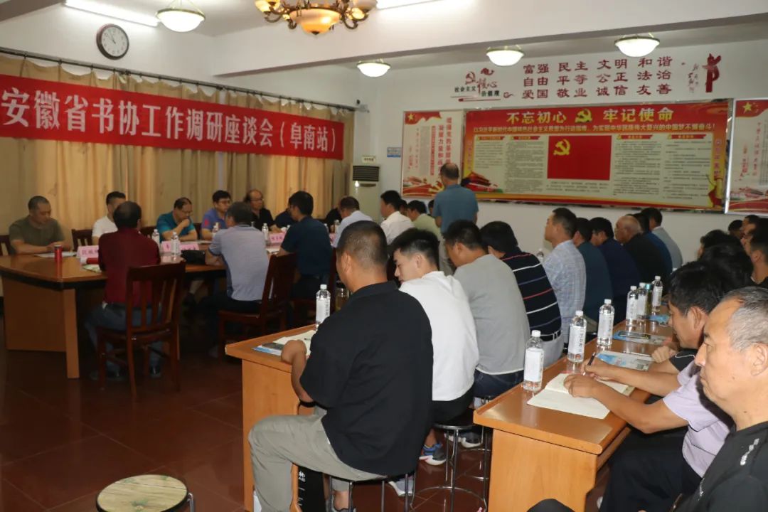 学习宣传习近平总书记考察安徽重要讲话精神 | 省书协赴利辛、阜南举办公益大讲堂(图8)