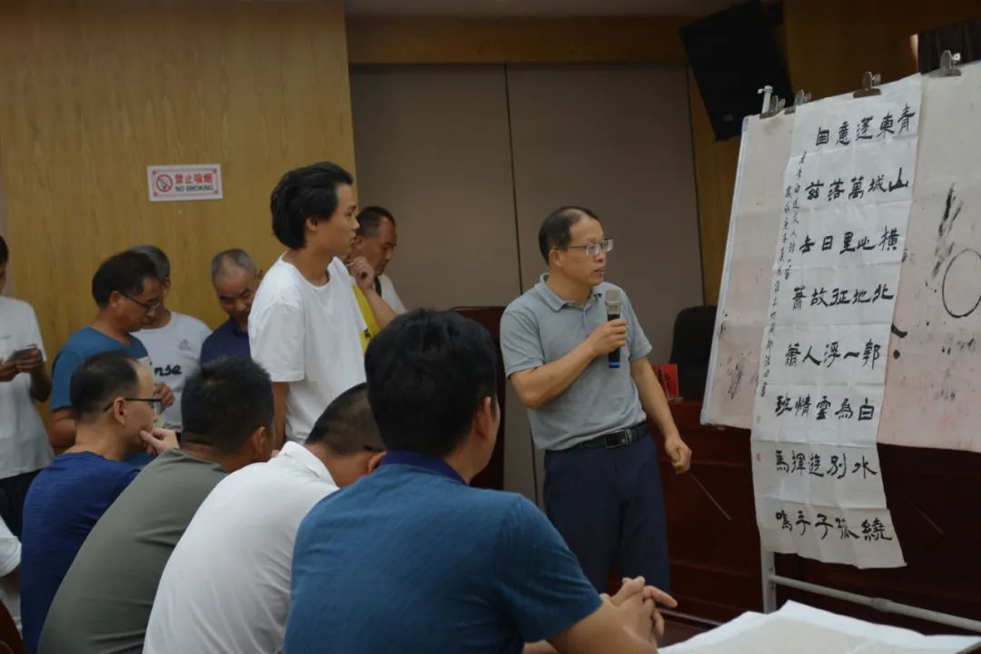 学习宣传习近平总书记考察安徽重要讲话精神 | 省书协赴利辛、阜南举办公益大讲堂(图7)