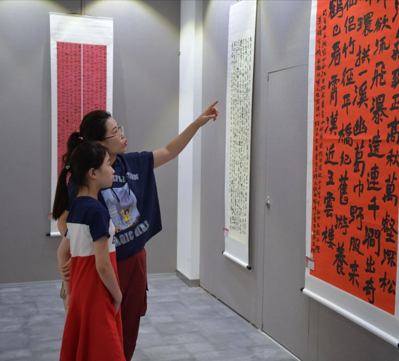 雏凤声清——蚌埠市书法重点人才班成果展在市文艺中心开幕(图9) 雏凤声清——蚌埠市书法重点人才班成果展在市文艺中心开幕(图9)