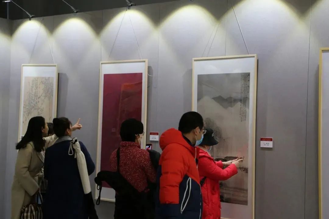 传承红色文化 携手共迎小康|苏皖两省六市书画展在蚌埠开幕(图5) 传承红色文化 携手共迎小康|苏皖两省六市书画展在蚌埠开幕(图5)