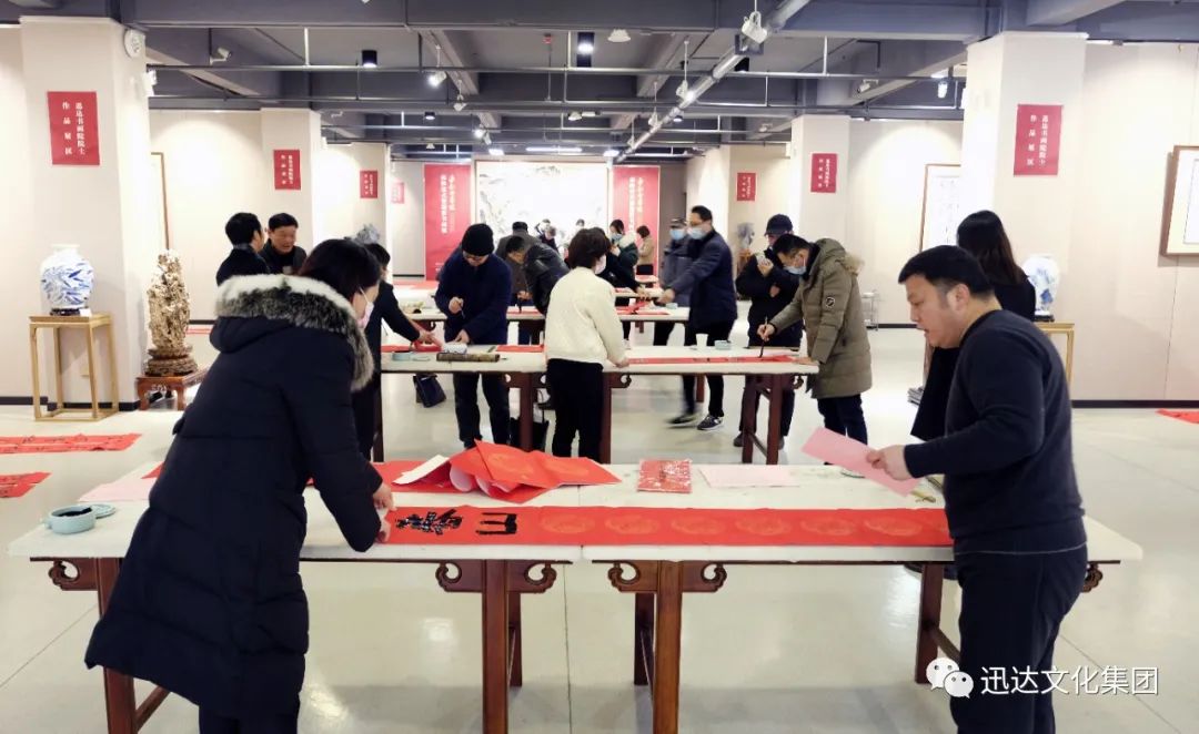 “送文化、送艺术,进商会、进企业”包河区书法家协会携手安徽迅达书画院书法名家送春联!(图3) 图片