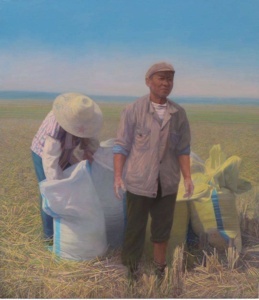 Compress_收获之三,油画,尺寸:160cmX140cm,王屹.jpg 图片