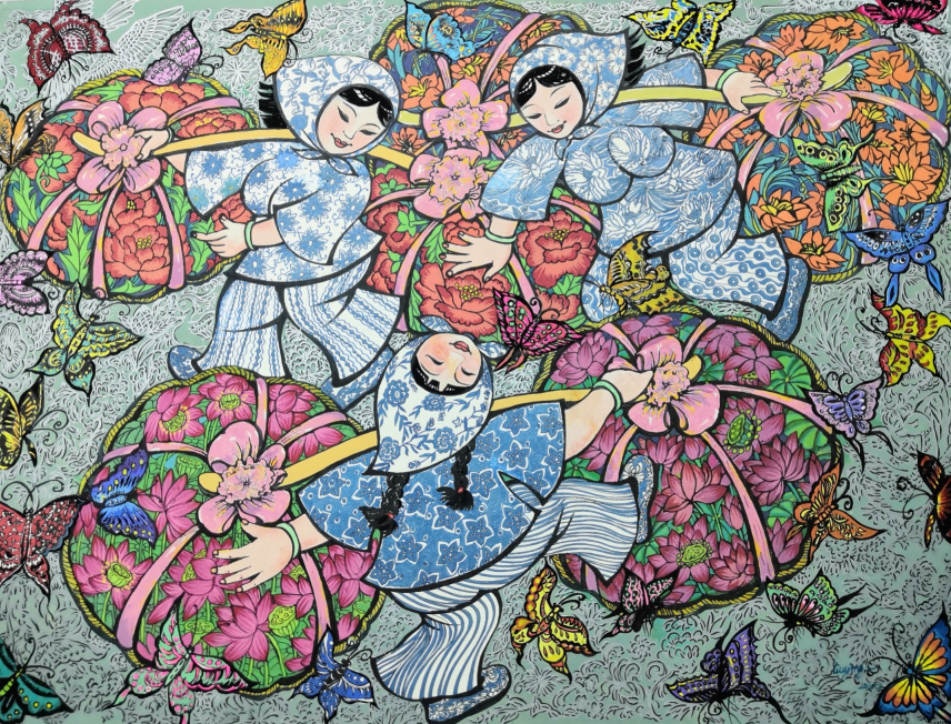 “携手共圆小康梦”书画摄影展在合肥开幕(图56) 图片