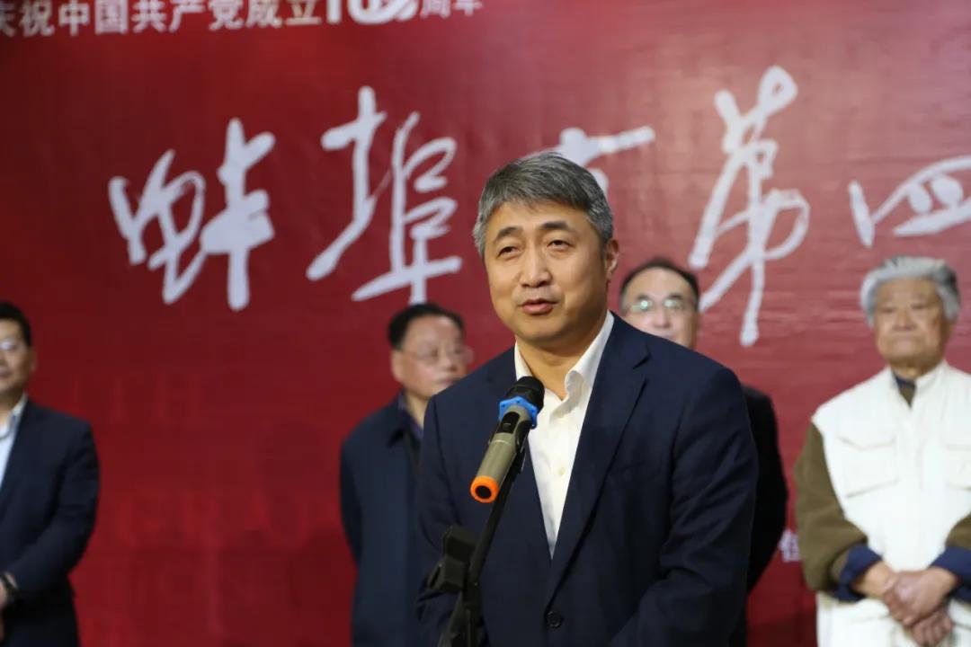 庆祝中国共产党成立100周年《蚌埠市第四届书法大展》开幕(图2) 庆祝中国共产党成立100周年《蚌埠市第四届书法大展》开幕(图2)