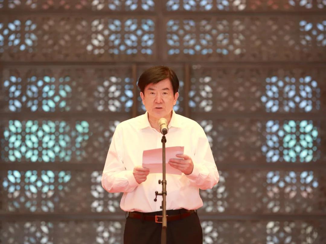 以党史感悟初心，以笔墨渲染时代 ——“伟业：庆祝中国共产党成立100周年书法大展”在北京开幕(图7)