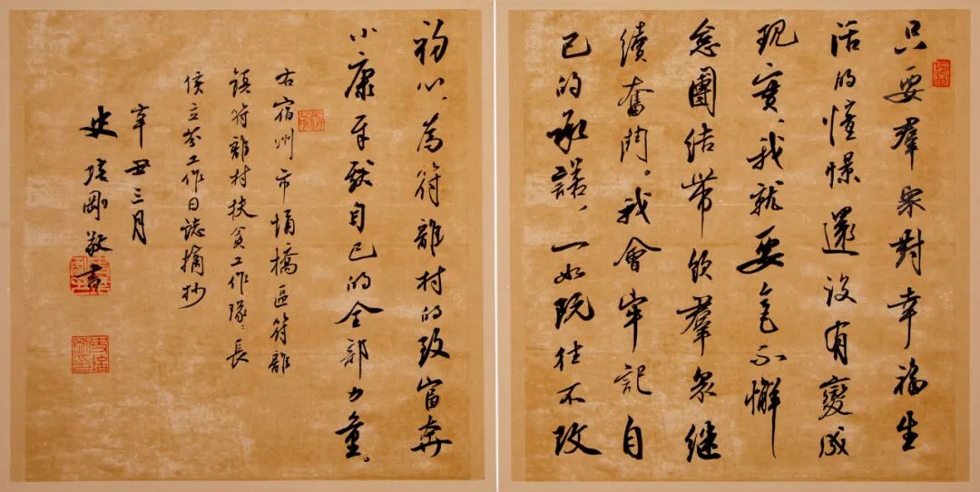 “小康路上的足音” 安徽省百名书家书写扶贫干部日记作品展移师阜阳巡展(图34) 图片