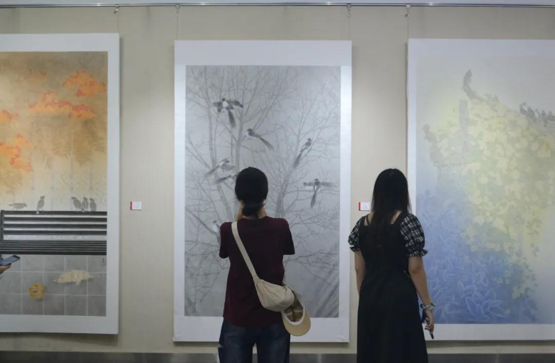 安徽省社科界庆祝建党百年书画展开幕(图12)