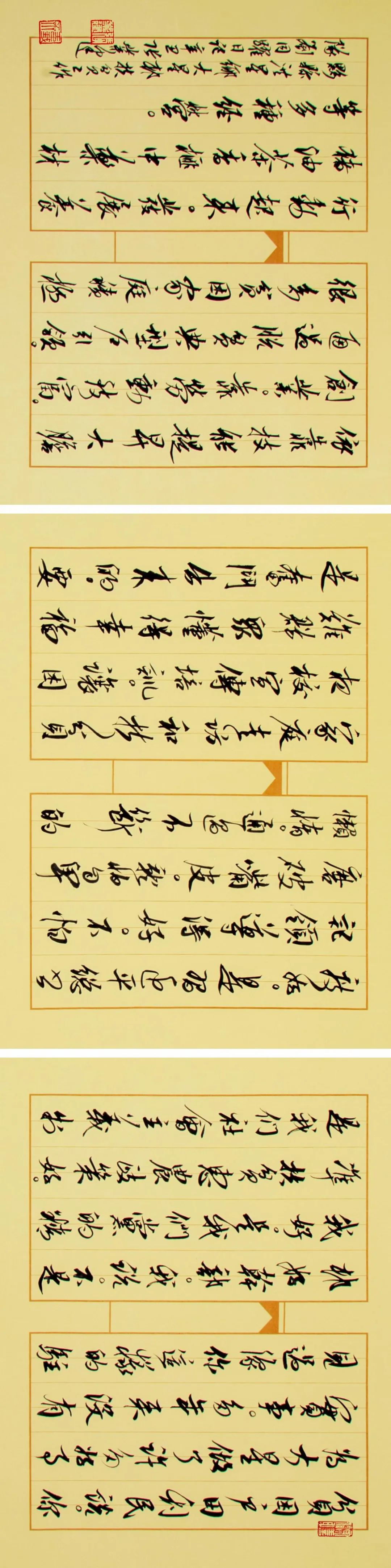 “小康路上的足音”安徽省百名书家书写扶贫干部日记作品展 | 作品欣赏(二)(图28) 图片